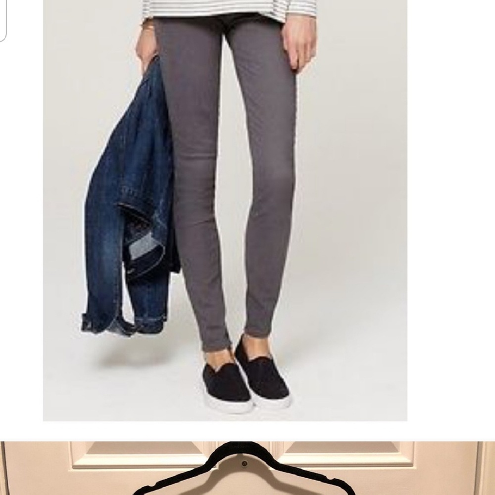 Loft sateen 5 pocket Jean leggings